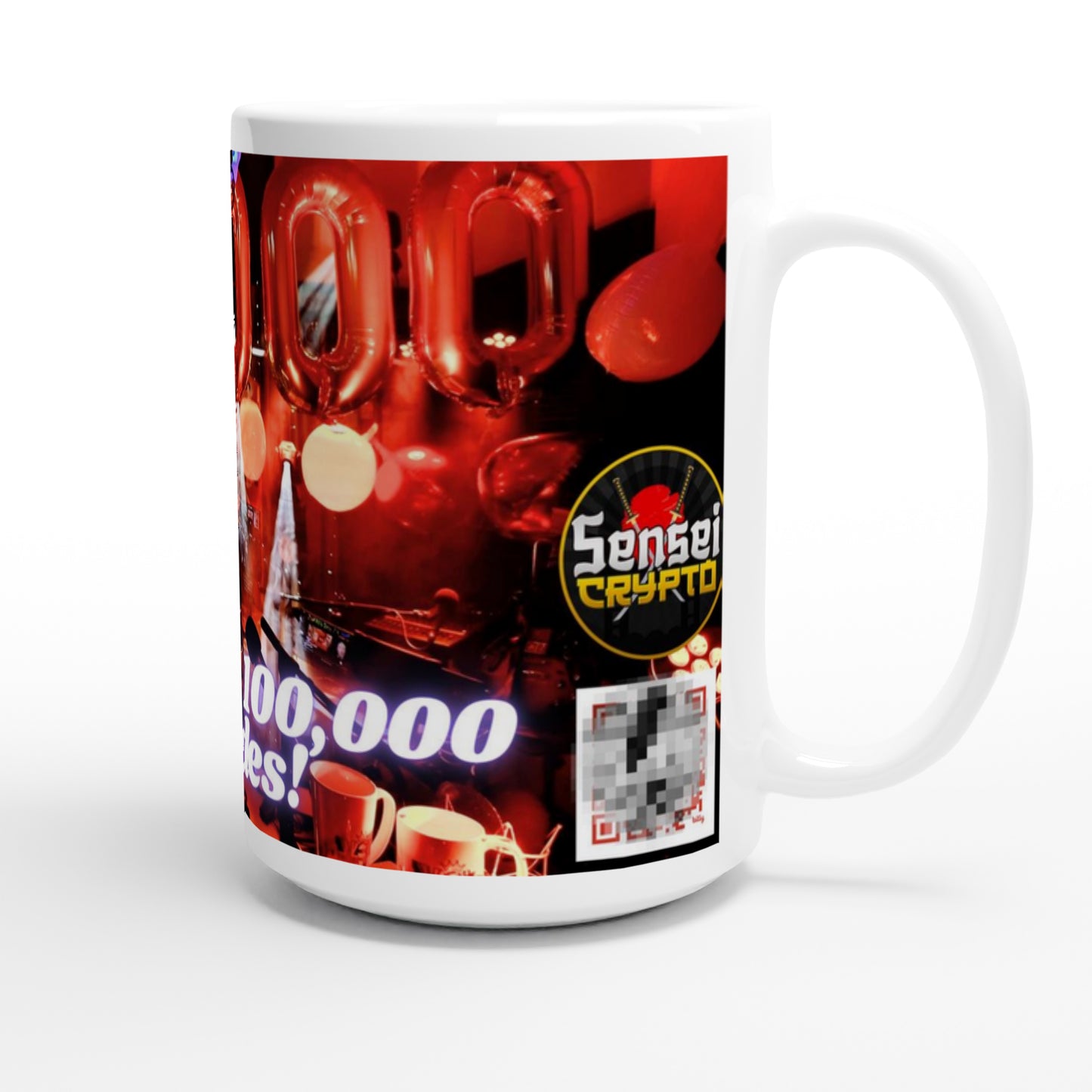 100K Founder’s Edition Mug — 15oz (No. 2 of 10 • Hidden QR Collectible)