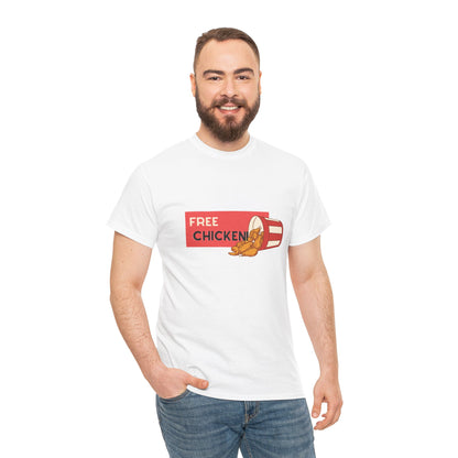 Free Chicken Novelty Unisex Heavy Cotton Tee