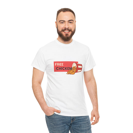 Free Chicken Novelty Unisex Heavy Cotton Tee