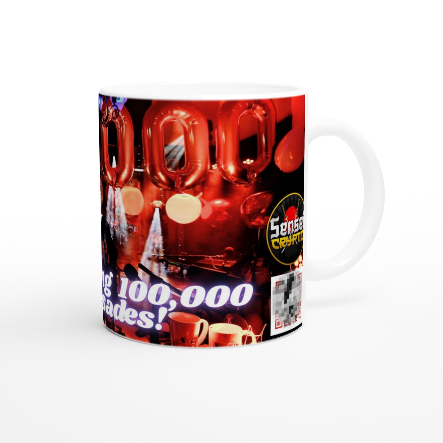 100K Founder’s Edition Mug — 11oz (No. 2 of 10 • Hidden QR Collectible)